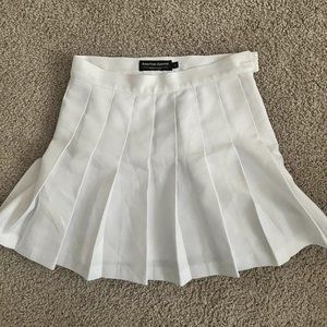 White skirt